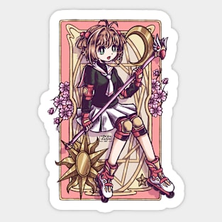 cardcaptor sakura uniform Sticker